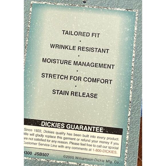 Dickies Women’s Workwear Stain Resistant ButtonUp Workwear Button White Sz XL - Picture 7 of 7